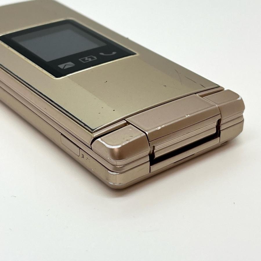 かんたん携帯10 807SH ゴールド ソフトバンク SIMロック解除済 AQUOS