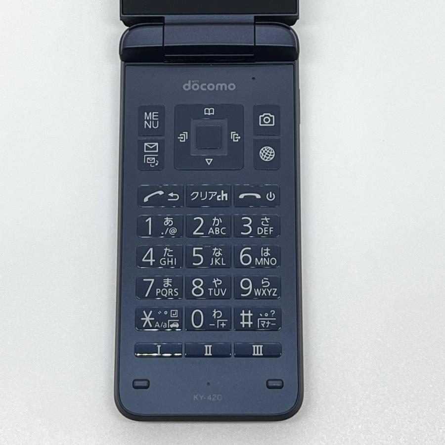 良品】DIGNOケータイ KY-42C docomo SIMロック解除済 4G LTE ブラック