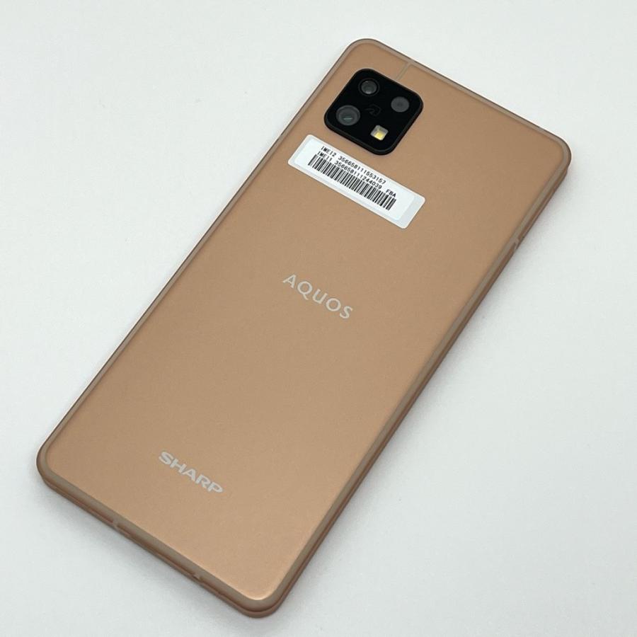 AQUOS sense6 SH-RM19 楽天モバイル SIMフリー 64GB／4GB 5G対応 白