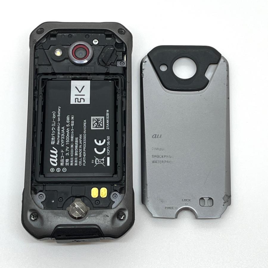 TORQUE X01 KYF33 au SIMロック解除済 白ロム 京セラ 折りたたみ