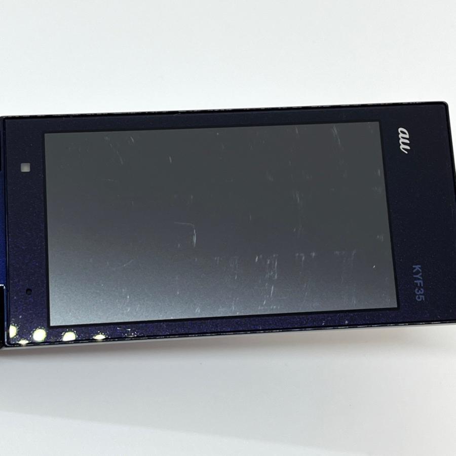 MARVERA KYF35 au SIMロック解除済 4G LTE ダークネイビ― 京セラ 白