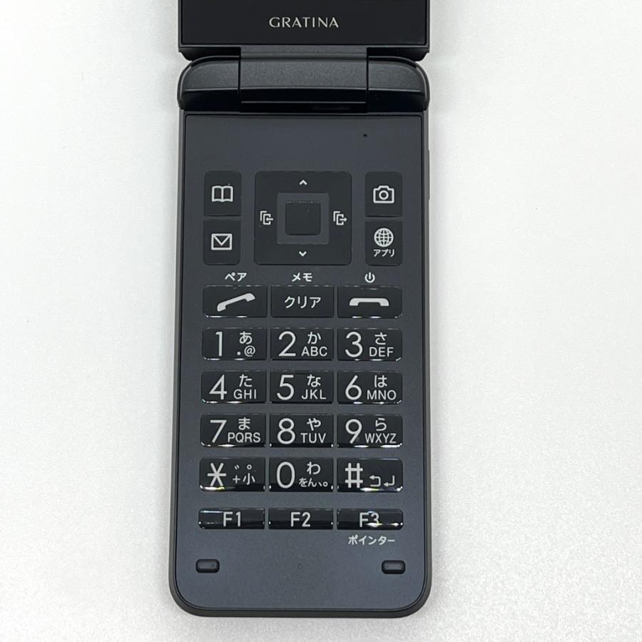 新品同様】GRATINA KYF44 au SIMロック解除済 ブラック 法人向け4G