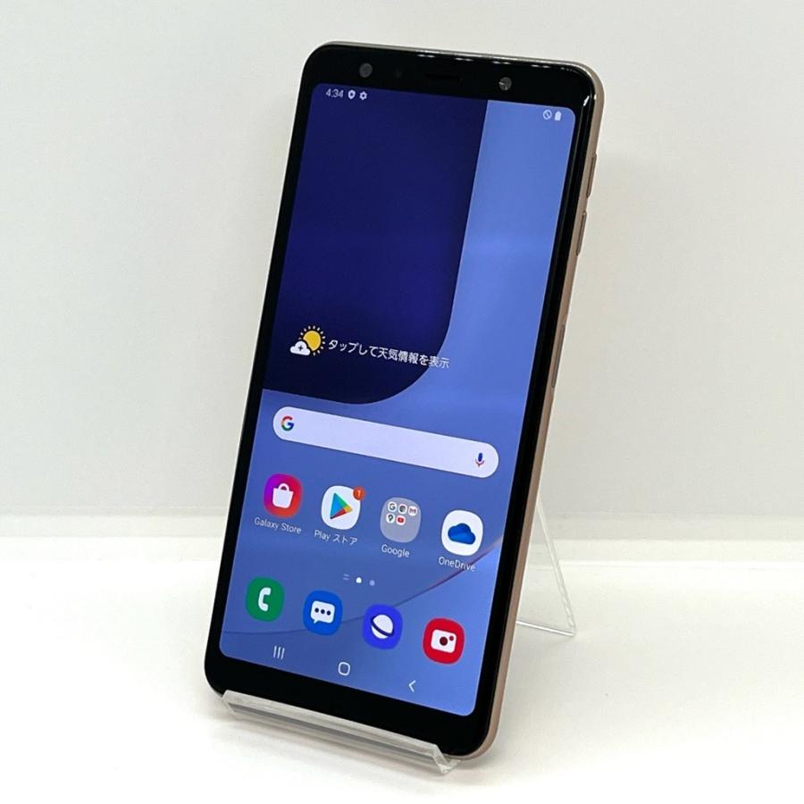 Galaxy A7 SM-A750C 楽天SIMフリー 64GB／4GB ゴールド 白ロム スマホ