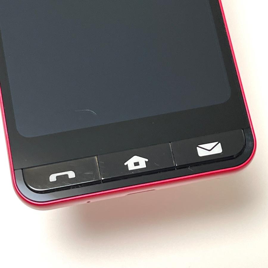 美品】BASIO active SHG09 au SIMフリー 64GB／4GB レッド 5G対応