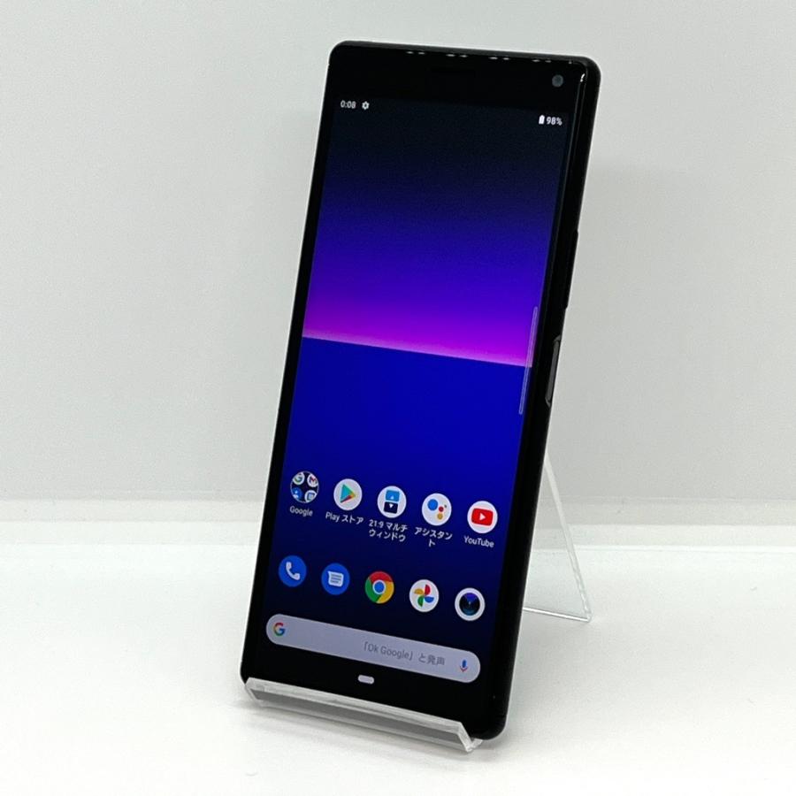 美品】Xperia 8 Lite J3273 au SIMロック解除済 64GB／4GB ブラック