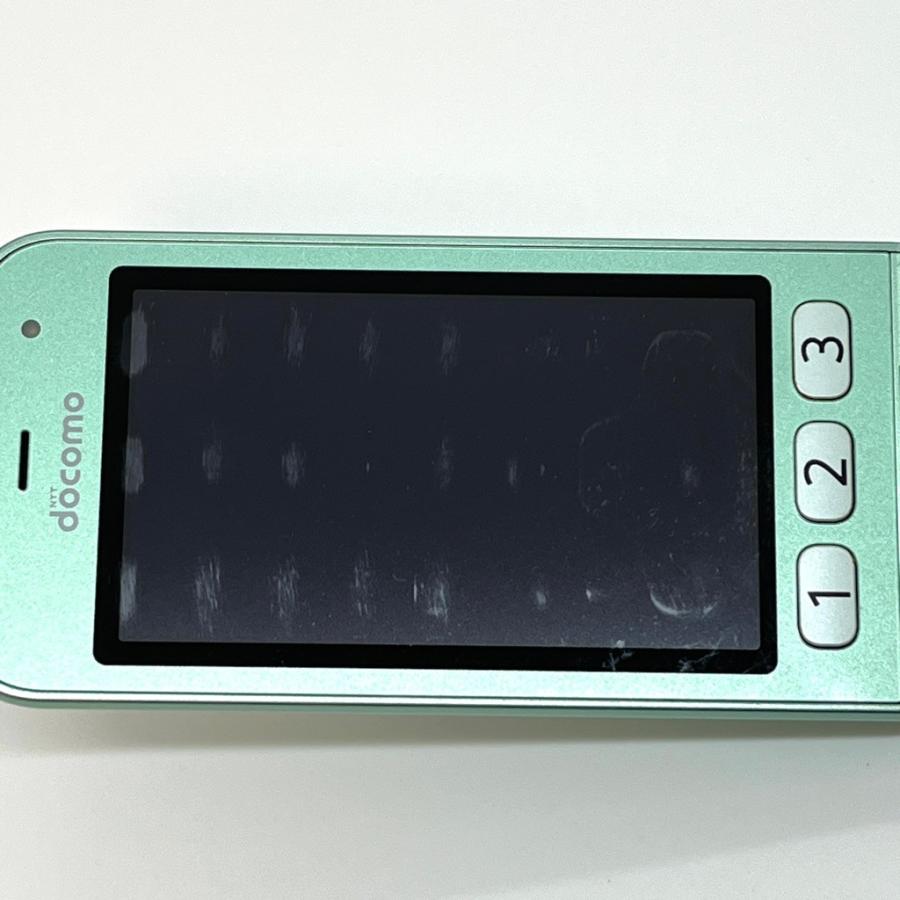 訳あり】らくらくホン F-02J ドコモ SIMロック解除済 4G対応 ミント