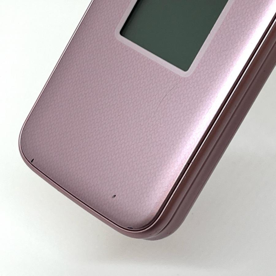 液晶美品】らくらくホン F-01M docomo SIMロック解除済 ピンク 携帯