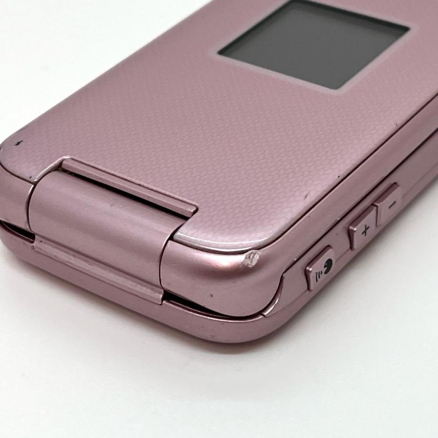 液晶美品】らくらくホン F-01M docomo SIMロック解除済 ピンク 携帯