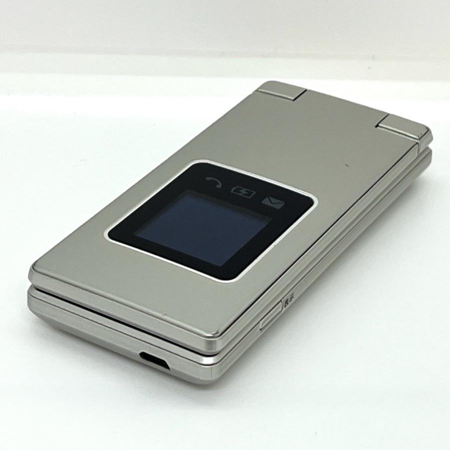 かんたん携帯9 505SH ソフトバンク SIMロック解除済 プラチナシルバー