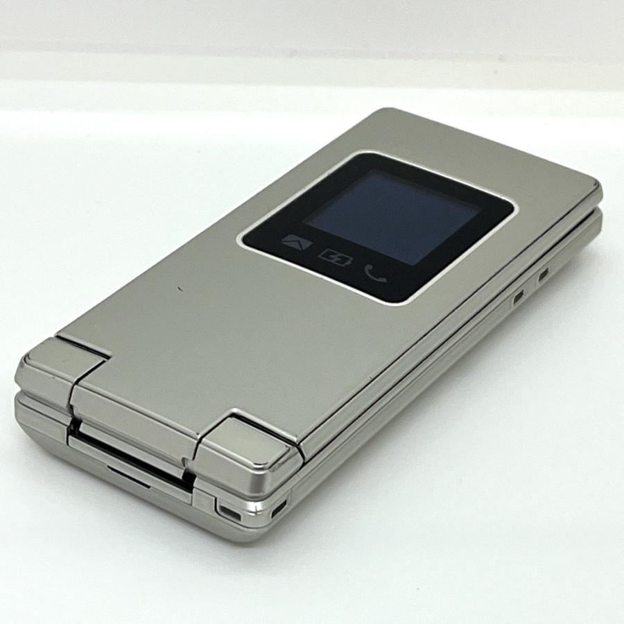 かんたん携帯9 505SH ソフトバンク SIMロック解除済 プラチナシルバー