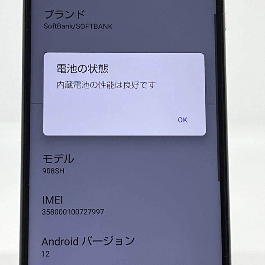 訳あり】AQUOS R5G 908SH ソフトバンク SIMロック解除済 256GB／12GB