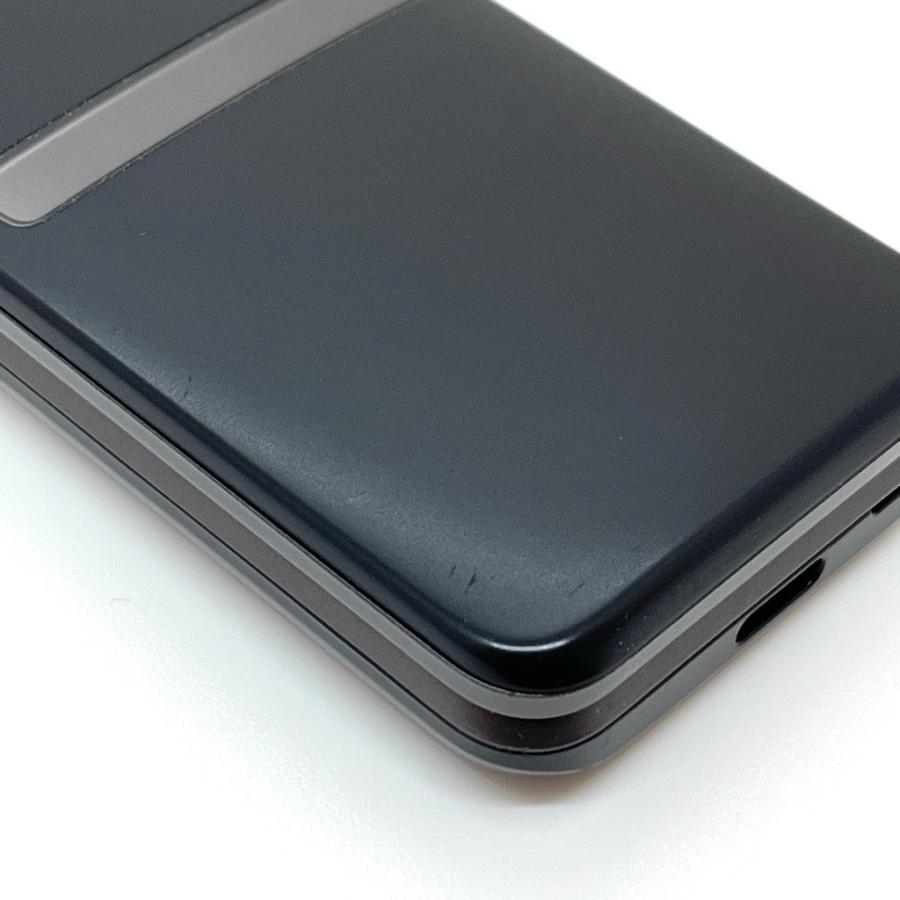 良品】GRATINA KYF39 墨 ブラック au SIMロック解除済 4G LTEケータイ