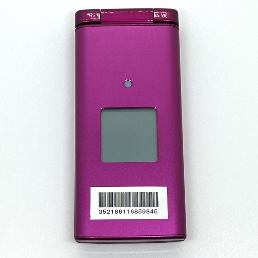 かんたんケータイ 京セラ KYF38 ガラケー ワインレッド au 美品】かんたんケータイ KYF38 au SIMロック解除済 ワインレッド 4G