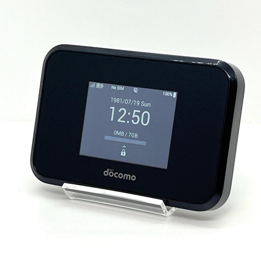 美品】Wi-Fi STATION SH-05L ブラック docomo モバイルルーター