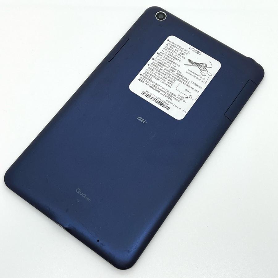 SIMフリー 本体 Qua tab 01 16 GB 310G5 ネイビー 京セラ Qua tab 01 KYT31 au SIMロック解除済 16GB 8インチ ネイビー