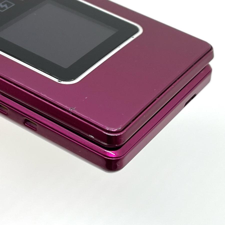 美品】かんたん携帯9 505SH ソフトバンク SIMロック解除済 ワイン