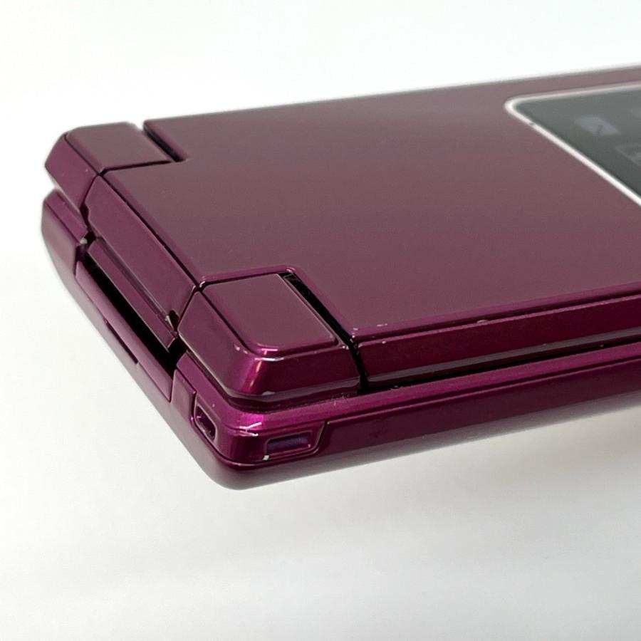 美品】かんたん携帯9 505SH ソフトバンク SIMロック解除済 ワイン
