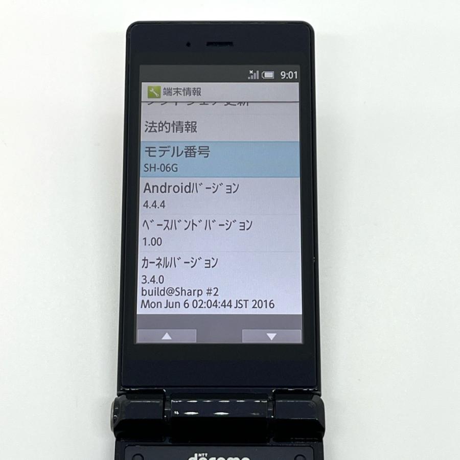 ジャンク】AQUOSケータイ SH-06G docomo 3G（FOMA）ブラック