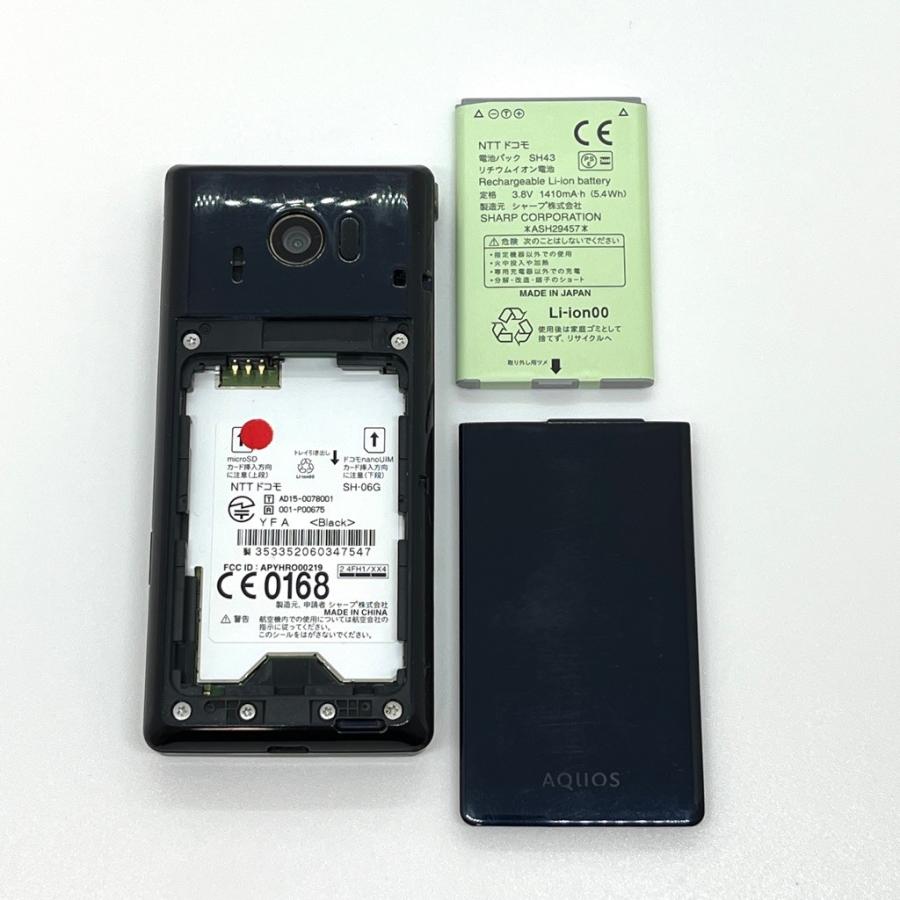 ジャンク】AQUOSケータイ SH-06G docomo 3G（FOMA）ブラック