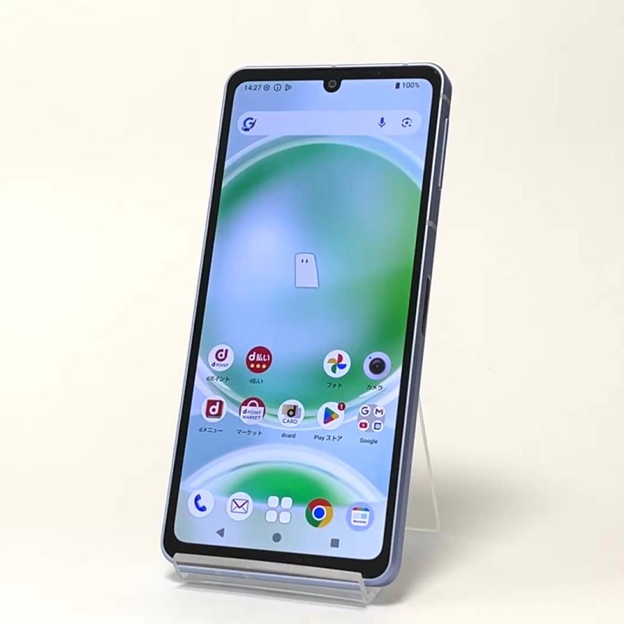 美品】AQUOS sense8 SH-54D docomo SIMフリー 128GB／6GB ブルー