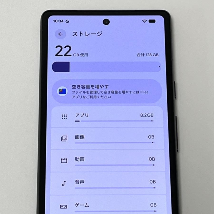 良品】Google Pixel 7a 128GB／8GB au版 SIMフリー Charcoal 白ロム