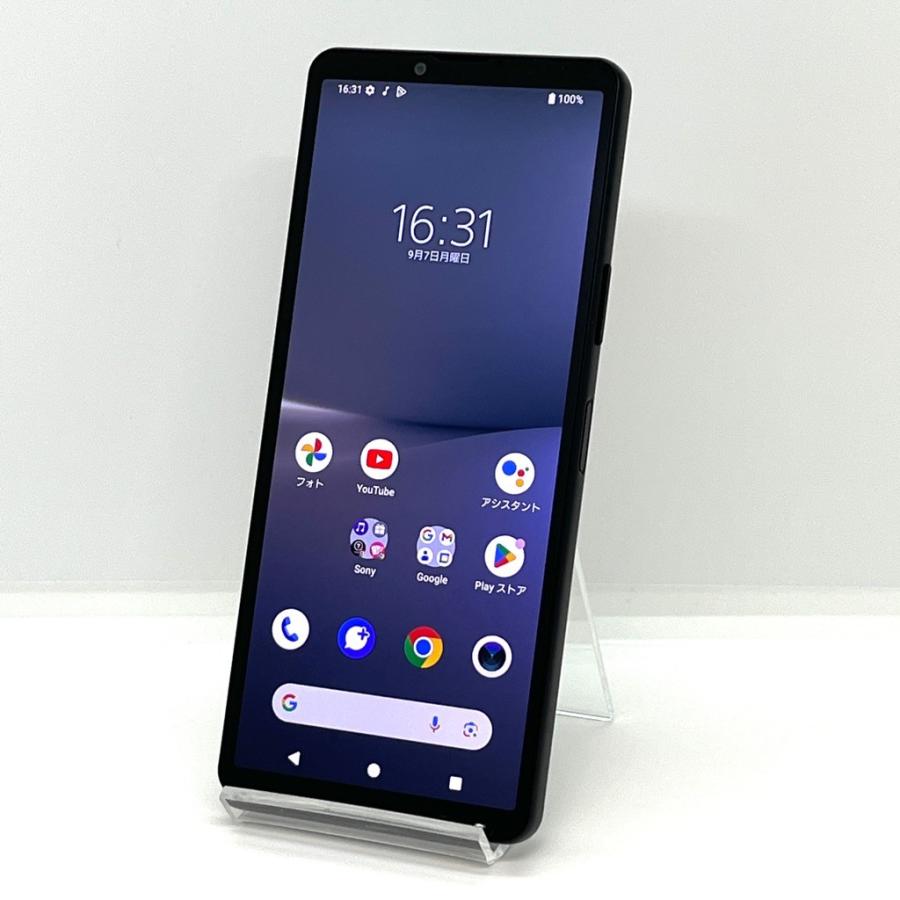 Xperia 10 V SOG11 au SIMフリー 128GB 白ロム② 新品同様】Xperia 10 V SOG11 au SIMフリー 128GB／6GB ブラック 5G