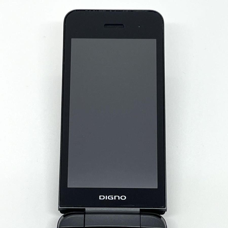 美品】DIGNO ケータイ3 902KC ソフトバンク SIMフリー 白ロム ブラック