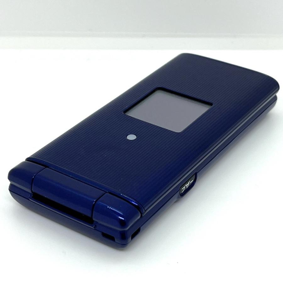 良品】かんたんケータイ KYF38 au SIMロック解除済 ロイヤルブルー 4G