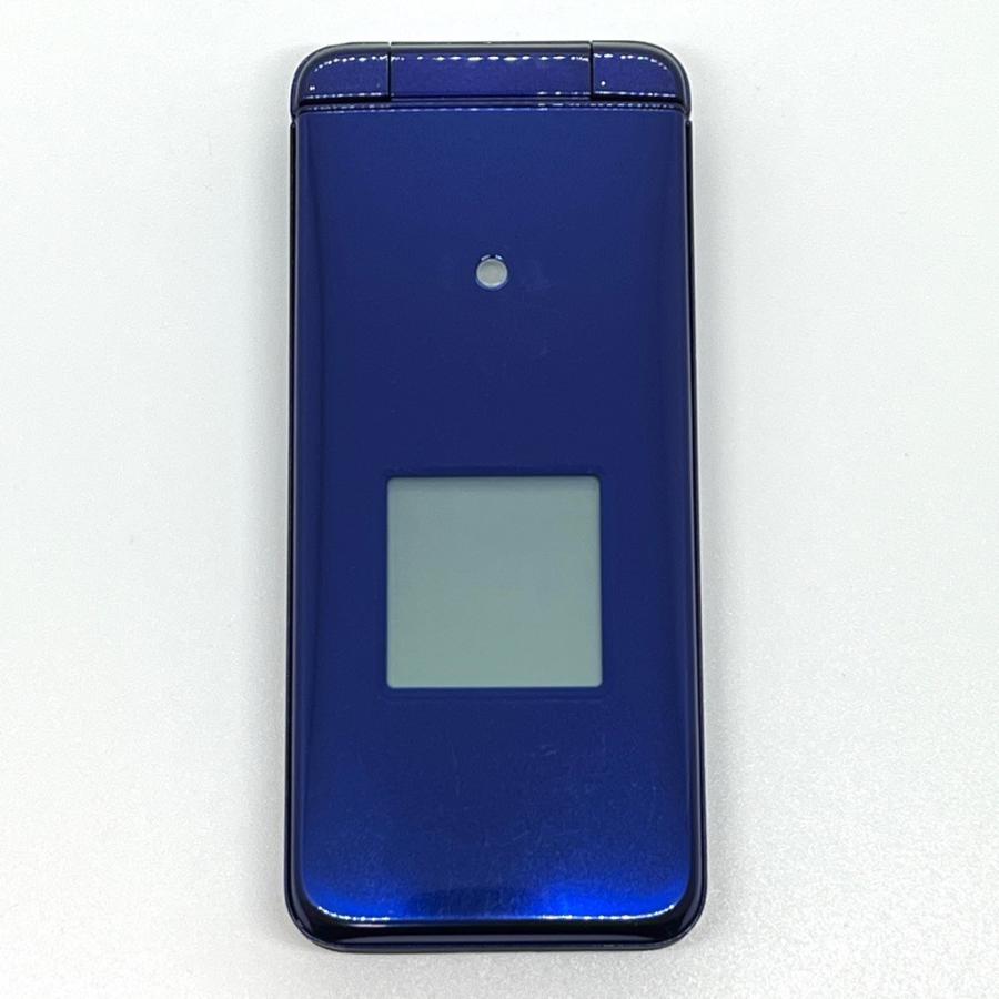 かんたんケータイ KYF41 au SIMロック解除済 ロイヤルブルー 4G LTE 白