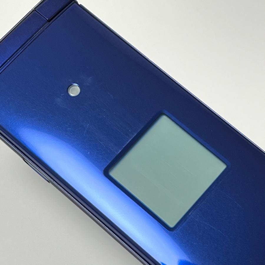 かんたんケータイ KYF41 au SIMロック解除済 ロイヤルブルー 4G LTE 白