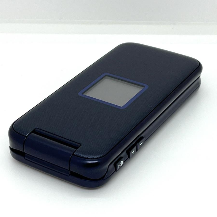 【ほぼ未使用】docomo らくらくホン F-02J ガラケー4G 美品】らくらくホン F-02J ドコモ SIMロック解除済 4G対応 ネイビー 白