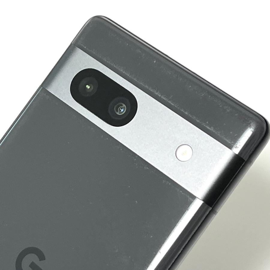 液晶美品】Google Pixel 7a 128GB／8GB au版 SIMフリー Charcoal 白