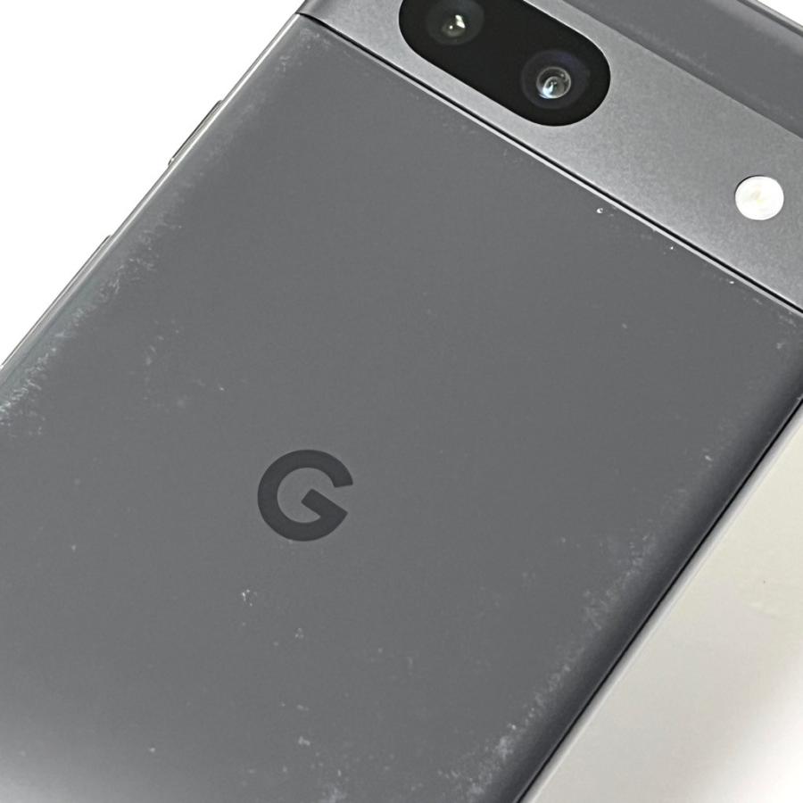 液晶美品】Google Pixel 7a 128GB／8GB au版 SIMフリー Charcoal 白