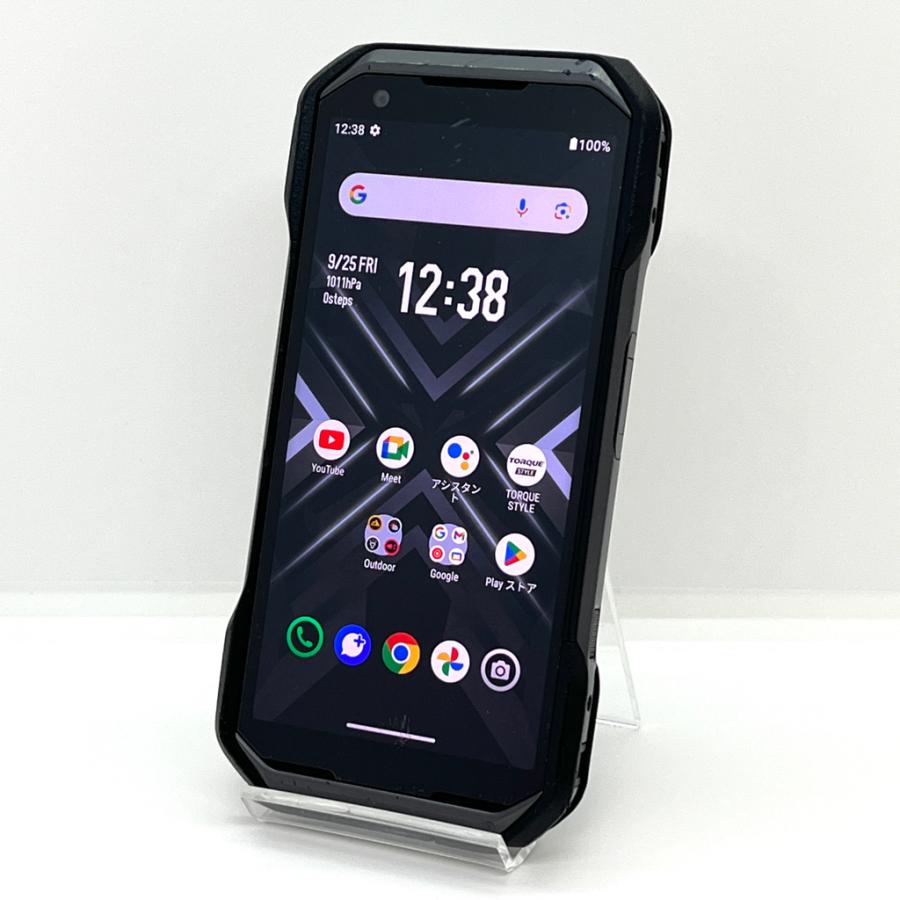 TORQUE G06 KYG03 au SIMフリー 128GB／6GB ブラック 京セラ 防水 防塵