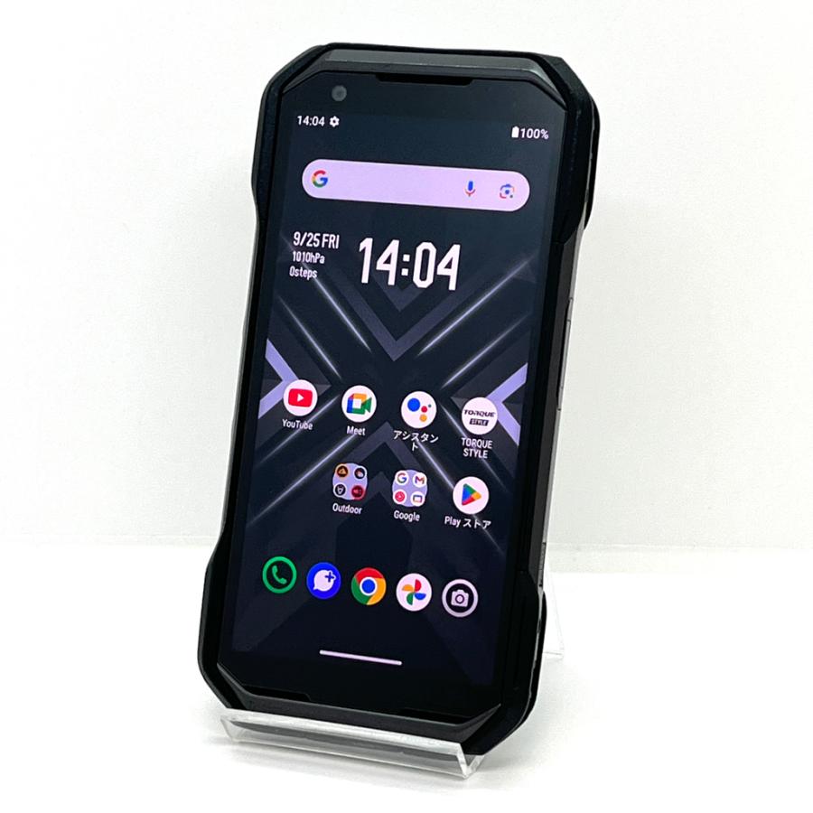 京セラ TORQUE G06 au版 KYG03 ブラック色 TORQUE G06 KYG03 au SIMフリー 128GB／6GB ブラック 京セラ 防水 防塵