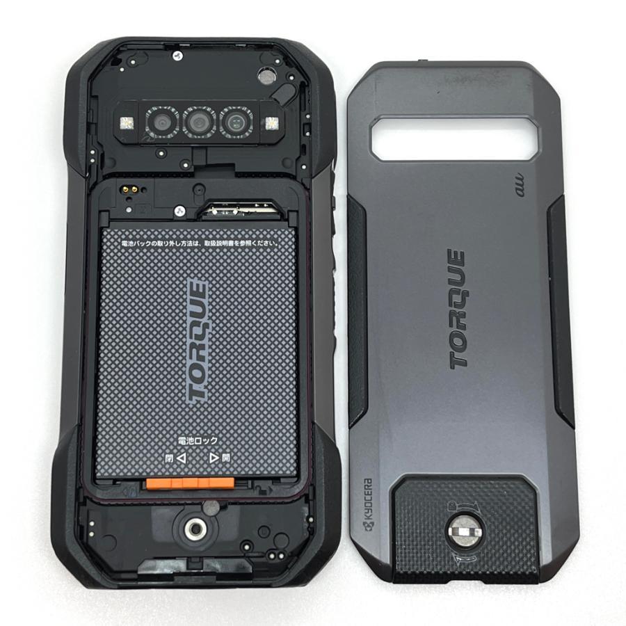 TORQUE G06 KYG03 au SIMフリー 128GB／6GB ブラック 京セラ 防水 防塵