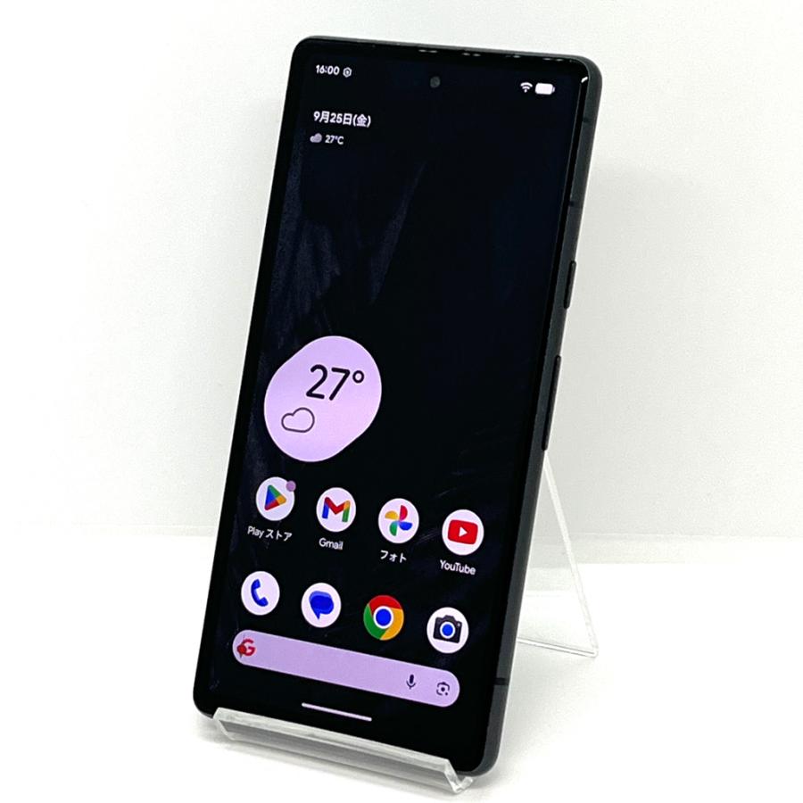 Google Pixel 7a チャコール 128GB スマホ 本体 液晶美品】Google Pixel 7a 128GB／8GB au版 SIMフリー Charcoal 白