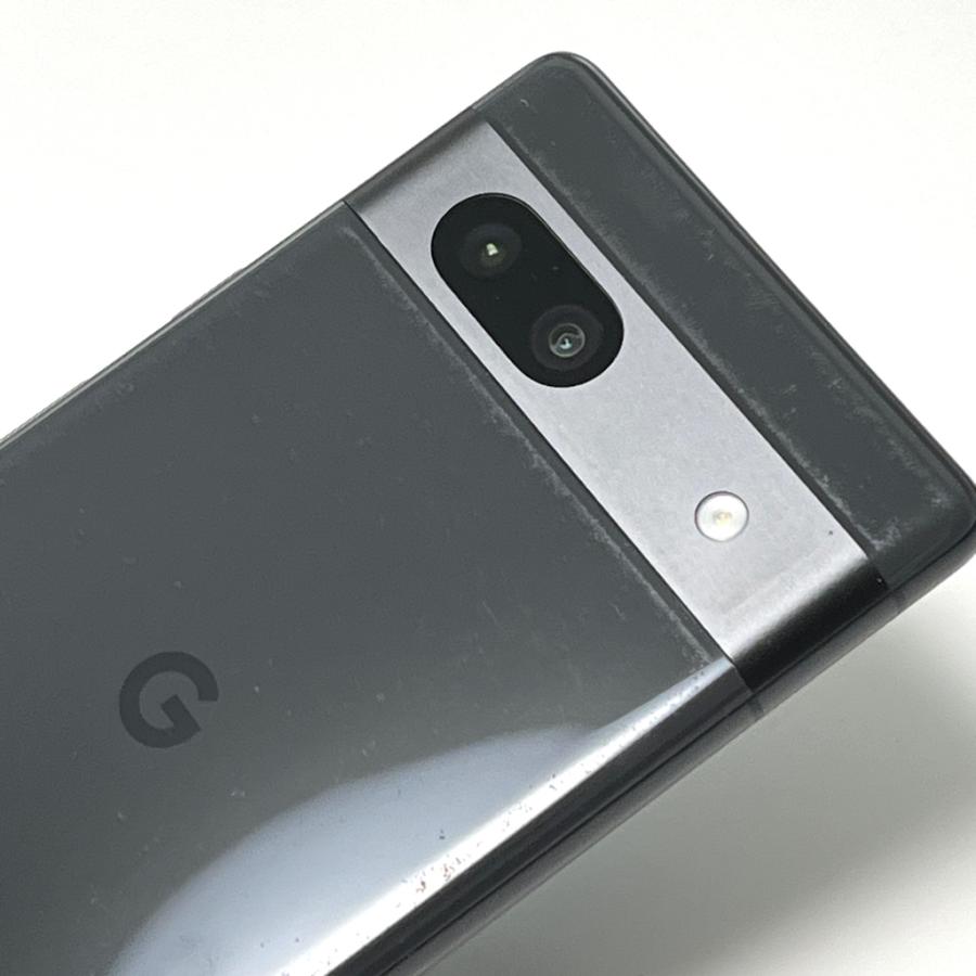 液晶美品】Google Pixel 7a 128GB／8GB au版 SIMフリー Charcoal 白