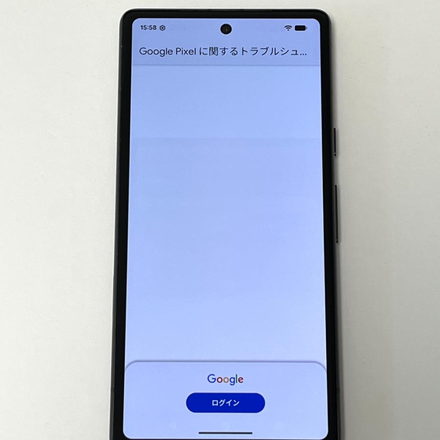 液晶美品】Google Pixel 7a 128GB／8GB au版 SIMフリー Charcoal 白