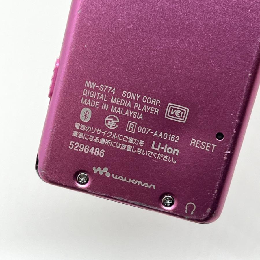 バッテリー良好 SONY WALKMAN NW-S774 8GB Bluetooth対応 ピンク系