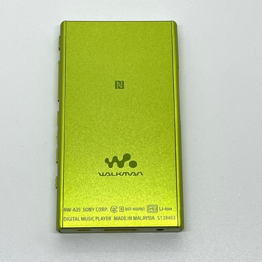 SONY WALKMAN A35 ライムイエロー 箱あり SONY WALKMAN NW-A35 16GB ライムイエロー NW-A30Series ウォークマン