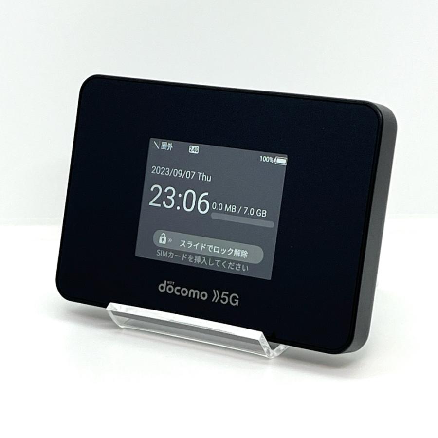 NTT docomo 【良品】Wi-Fi STATION SH-52B ブラック docomo バッテリー