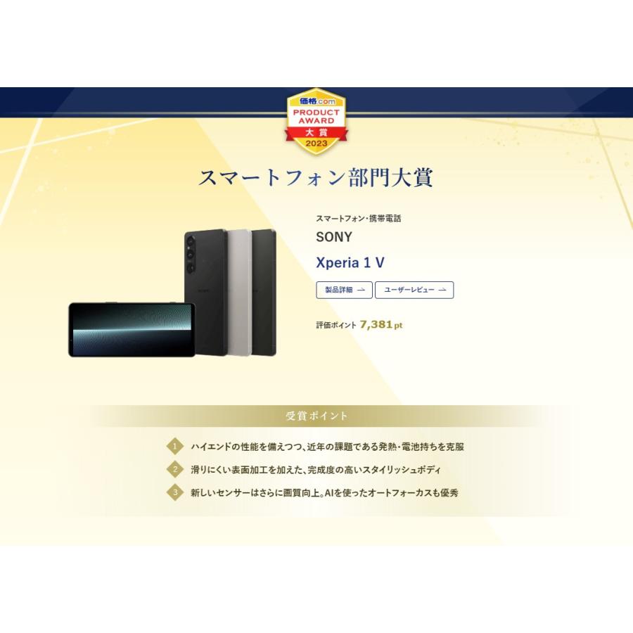 Xperia 1 V 【新品同様】Xperia SO-51D docomo SIMフリー プラチナ