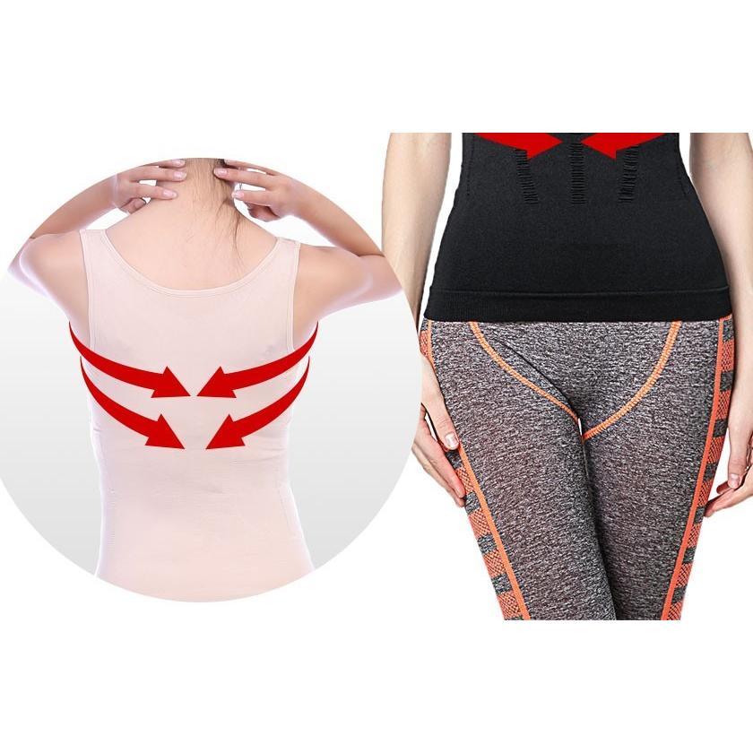 加圧式 タンクトップ インナー 加圧シャツ レディース 引き締め 裾めくれ防止 | ブランド登録なし | 02