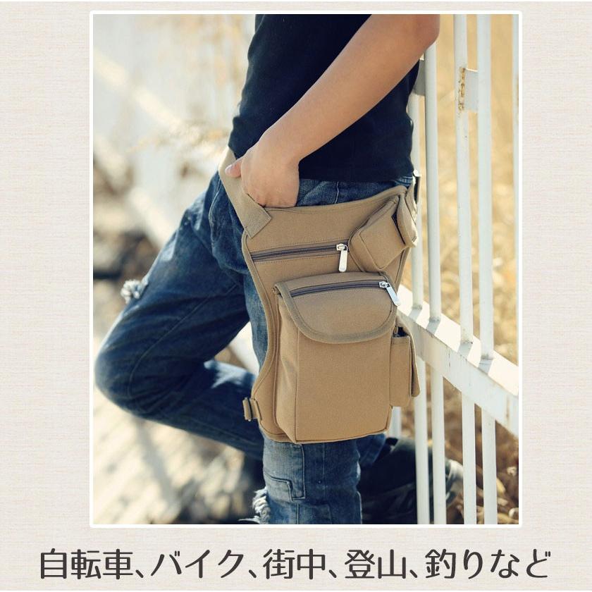 レッグポーチ ウエスト ウエストポーチ 2Wayバッグ ボディバッグ