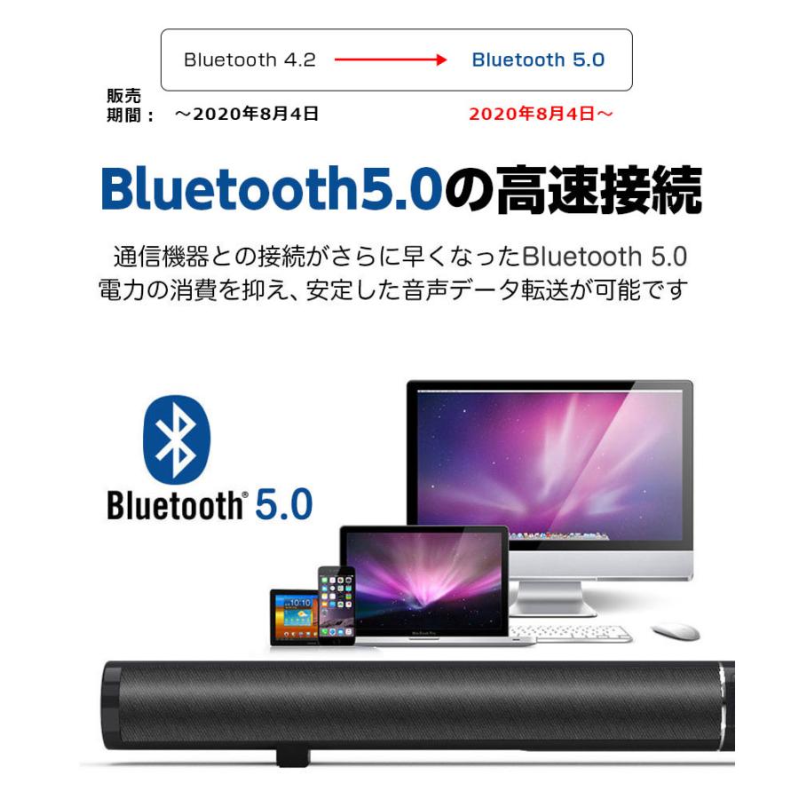 サウンドバースピーカー サウンドバー Bluetooth 5.0 テレビ 壁掛け リモコン付き HDMI テスピーカー ホームシアター 壁掛け 高音質 iPhone｜ysmya｜12