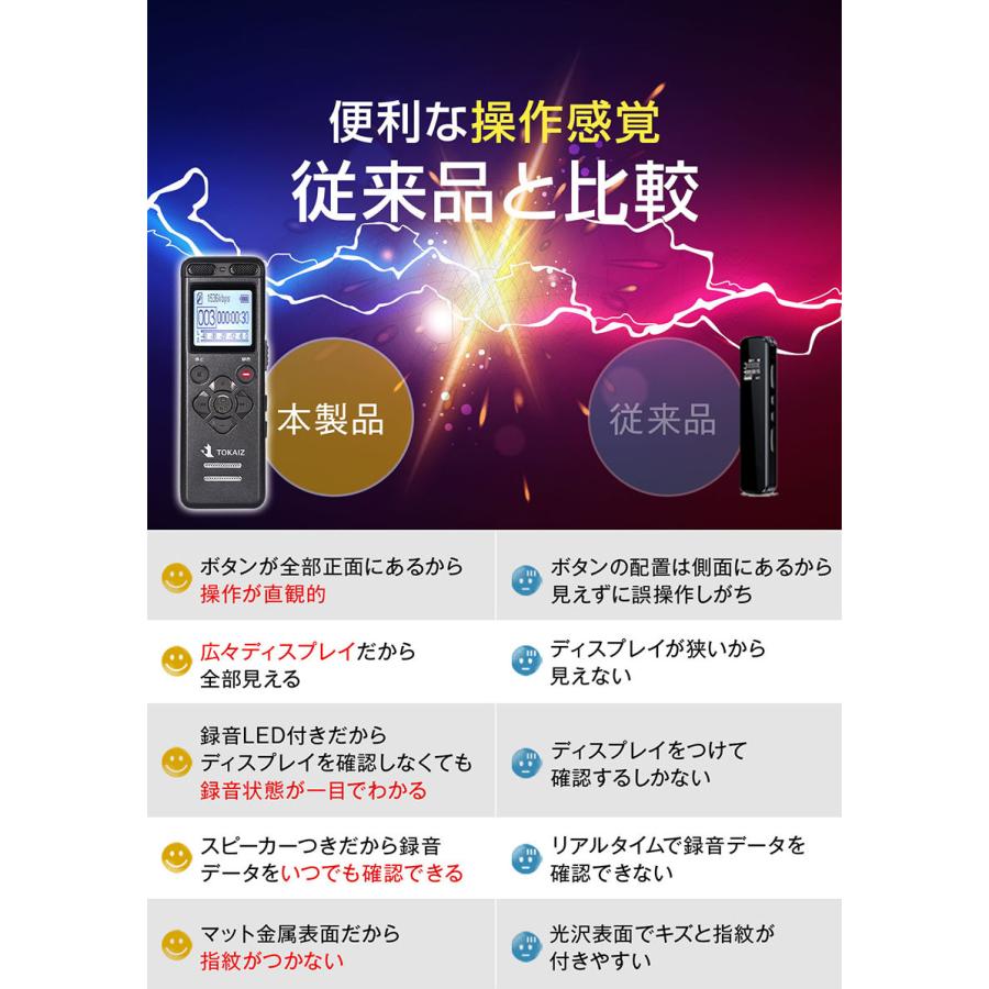 16GB大容量 ボイスレコーダー 小型 高性能 操作簡単 IC 16GB大容量 ボイスレコーダー 小型 高性能 操作簡単 IC