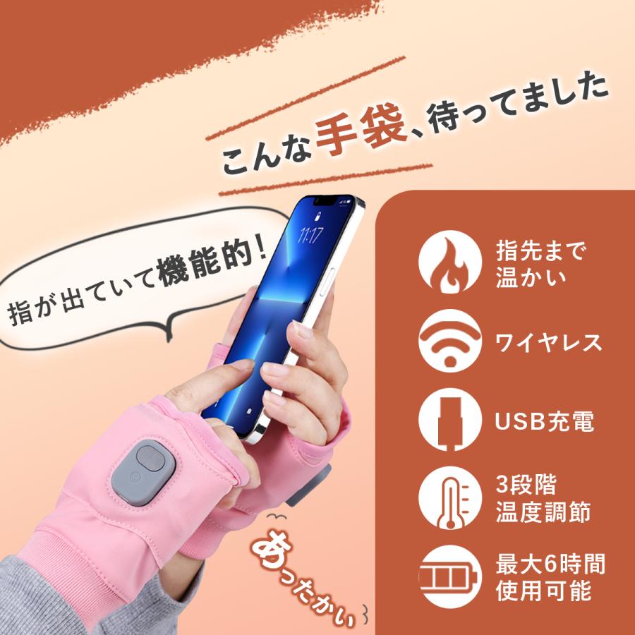 電熱グローブ ヒーターグローブ 電熱手袋 充電式 釣り タイチ