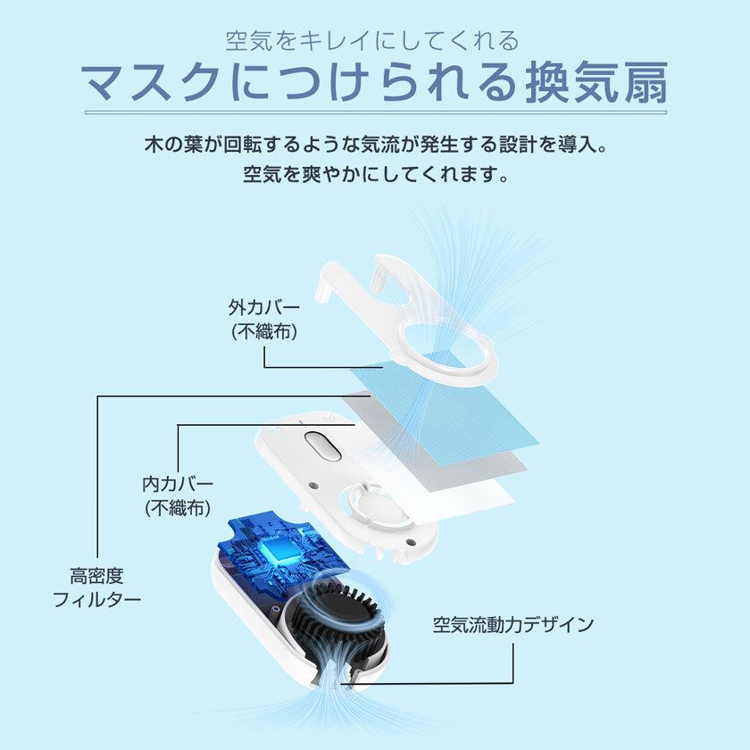 マスク クリップ ファン マスク クリップ エアーファン マスク扇風機