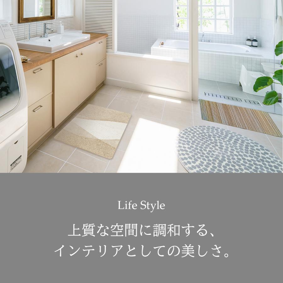 バスマット 珪藻土マット ソフト 大判 速乾 おしゃれ 珪藻土入り